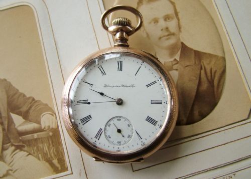 An Antique Hampden Watch Co Pocket Watch