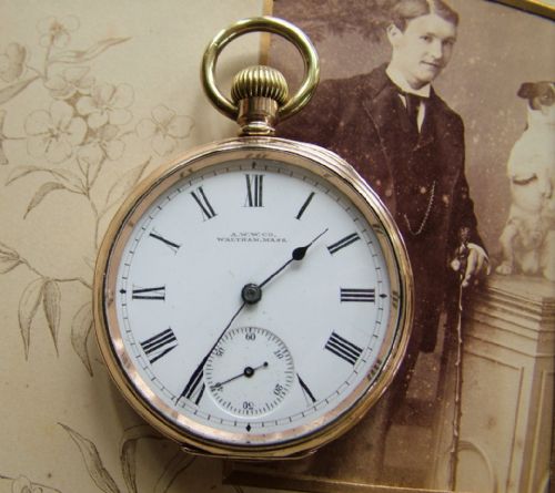 An Antique Waltham Traveler Pocket Watch, 1902