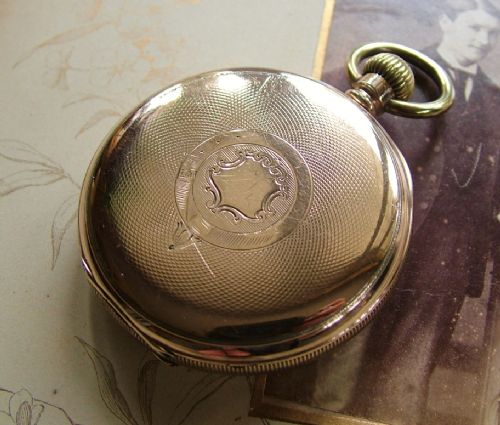 fig 1. An antique Waltham Traveler pocket watch, 1902