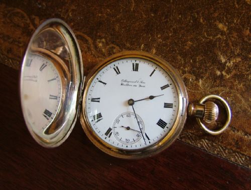 Antique Waltham Traveler Full Hunter Pocket Watch