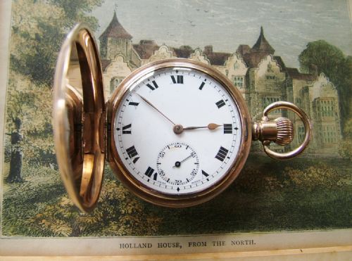 A 1920s Swiss Full Hunter Pocket Watch