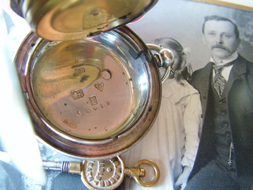 fig 2. Thomas Russell silver fusee hunter pocket watch