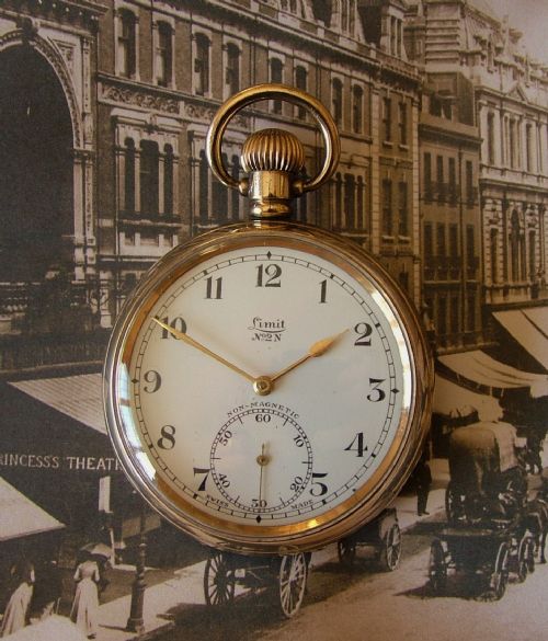 1920s Limit No2 "N"gold Plated Pocket Watch