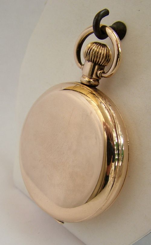 fig 1. 1920s Swiss Horos full hunter pocket watch