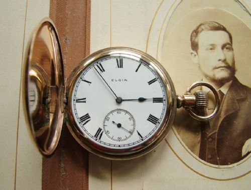 A 1921 Elgin Full Hunter Pocket Watch