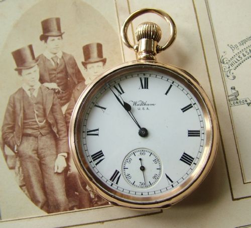 An Antique Waltham Pocket Watch, Model 1908