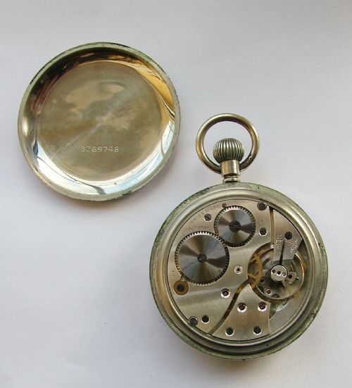 fig 2. A vintage 1930s Revue stem winding pocket watch.