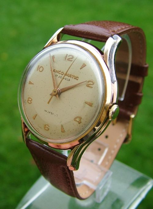 fig 1. A good-sized gents 1950s Lanco-Matic watch