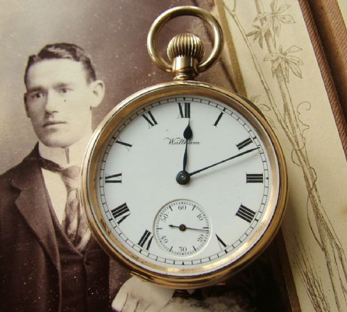 An Antique Waltham Traveler in Super Condition
