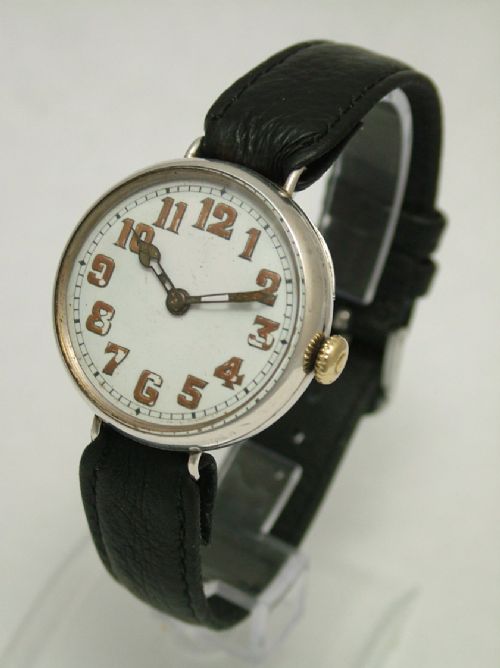 Ww1 Silver Marconi Trench Watch, 1914