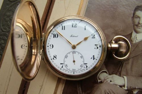 1930s Federal Full Hunter Pocket Watch