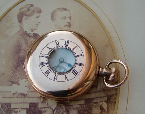 A 1920s/30s Elgin Half Hunter Pocket Watch