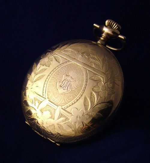 A 1920s Nallog Full Hunter Pocket Watch