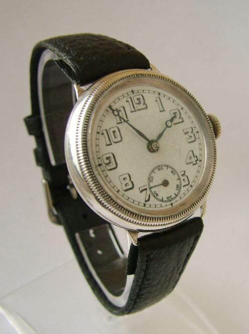 A Gents Silver Buren Grand Prix Wrist Watch, 1929
