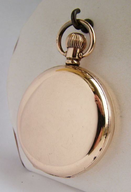 fig 1. A vintage 1920s Hexameter full hunter pocket watch