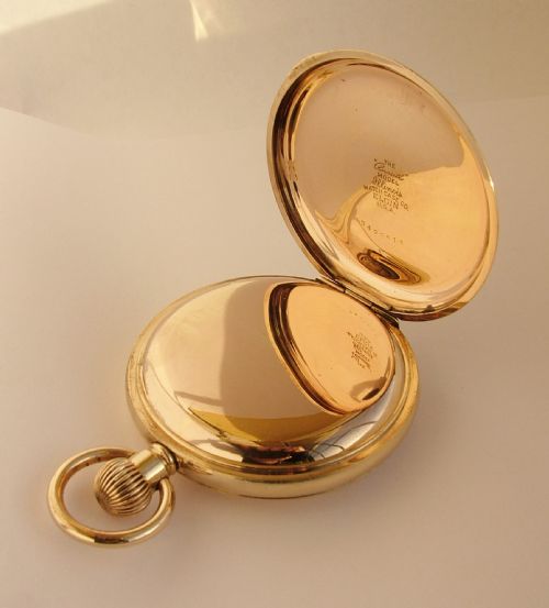fig 2. 1920s Thomas Russell full hunter pocket watch