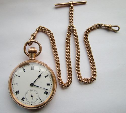fig 1. An antique Omega pocket watch, c1912
