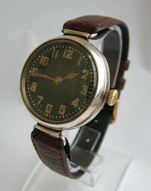 Ww1 1914 Silver Trench Watch by Civic Watch Co