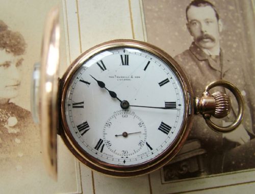 fig 1. Thomas Russell full hunter pocket watch