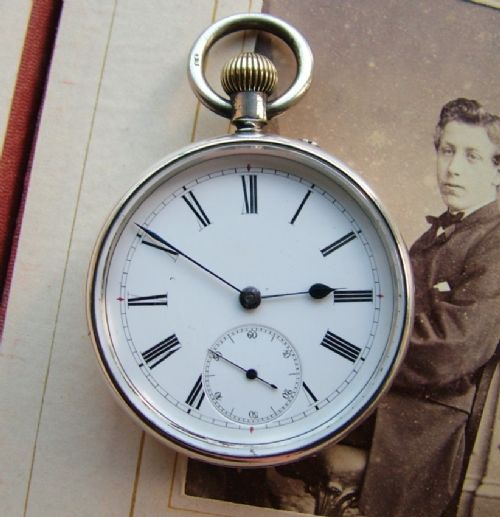 An Antique Silver Pocket Watch, Sharpe of Retford