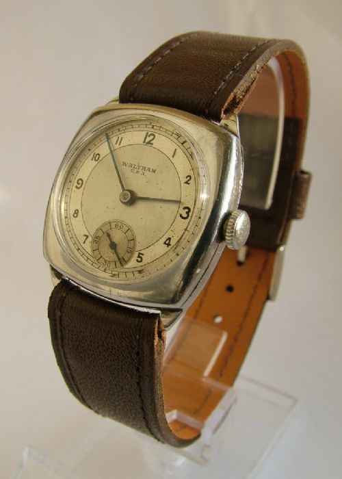 fig 1. Gents 1930s Waltham wrist watch
