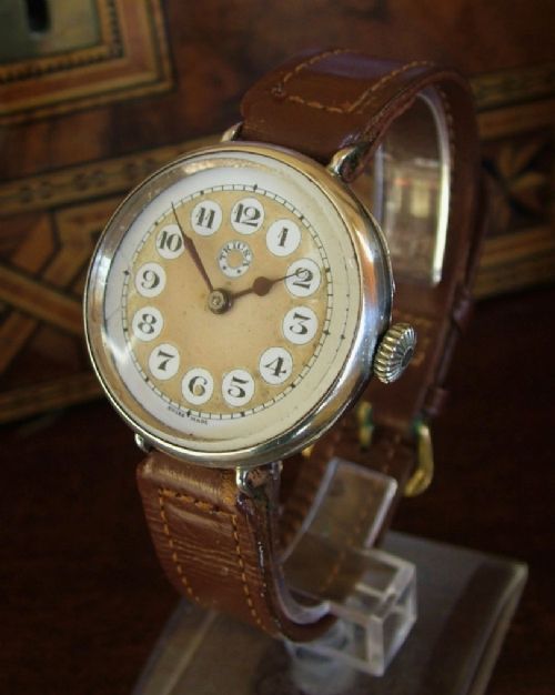 Ww1 Silver Truisa Trench Watch by Chs Leon Schmid