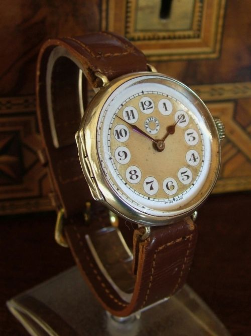 fig 1. WW1 silver Truisa trench watch by Chs Leon Schmid
