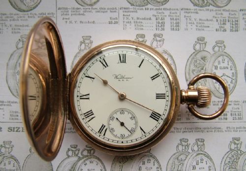 1920s Waltham Traveler Full Hunter Pocket Watch