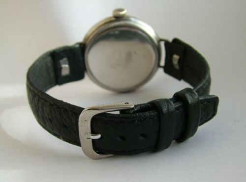 fig 3. Unusual WW1 gents half hunter silver trench watch