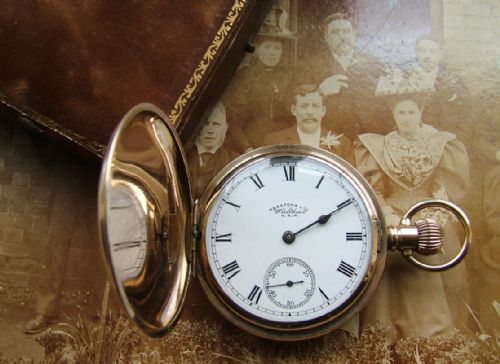 Rare Waltham 'Preston Junior' Hunter Pocket Watch