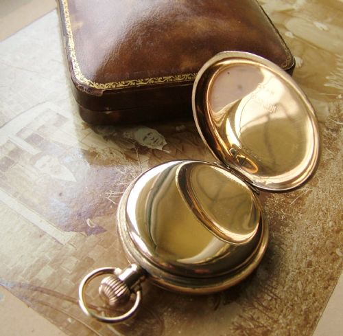 fig 2. Rare Waltham 'Preston Junior' hunter pocket watch