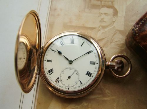 1920s Full Hunter Pocket Watch in Lovely Condition