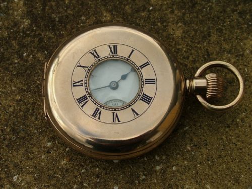 fig 2. Antique Waltham half hunter pocket watch, 1903