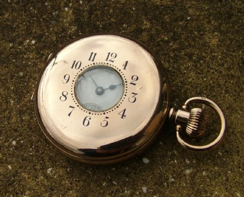 A 1920s Waltham Half Hunter Pocket Watch