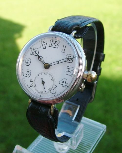 World War 1 Silver Borgel Cased Trench Watch