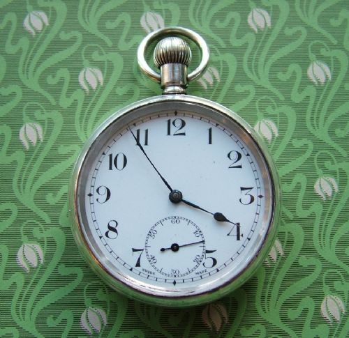 An Antique Silver Artox Pocket Watch, 1919