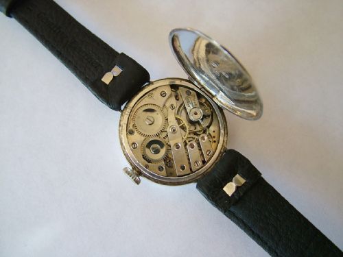 fig 2. WW1 era silver trench watch, 1915