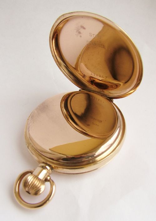 fig 2. A 1932 Waltham Traveler full hunter pocket watch