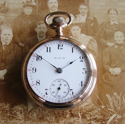 Antique 1908 Elgin Pocket Watch