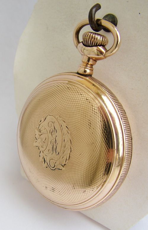 fig 1. Antique 1908 Elgin pocket watch