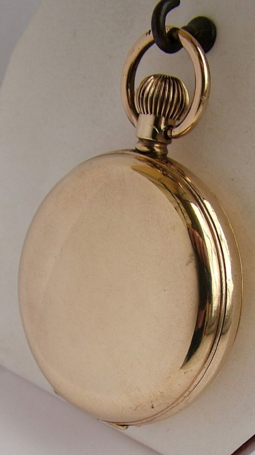 fig 3. 1924 Thomas Russell & Son full hunter pocket watch with original guarantee