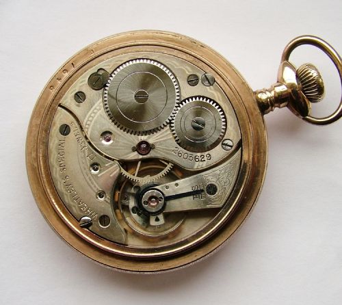 fig 2. Antique 1887 Elgin private label 17 jewel pocket watch