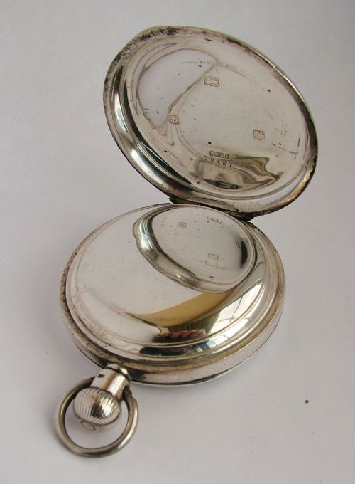 fig 2. An antique 1913 silver Waltham pocket watch