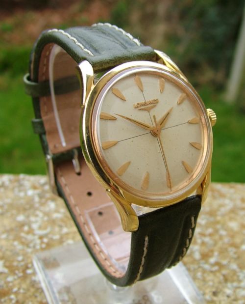 fig 1. A gents 1957 Longines wristwatch
