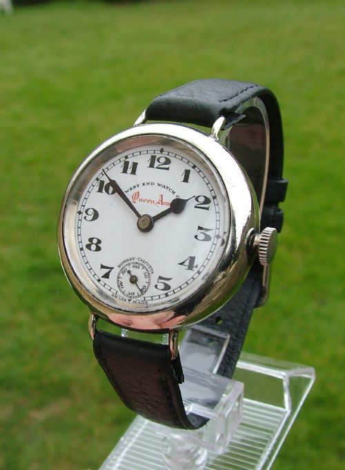 A Gents Large 1920s Queen Anne Watch by the West End Watch Co
