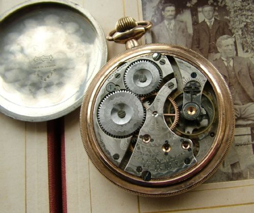 fig 1. Waltham and Coventry Lever Co Ltd pocket watch