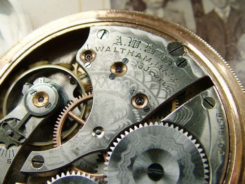 fig 2. Waltham and Coventry Lever Co Ltd pocket watch
