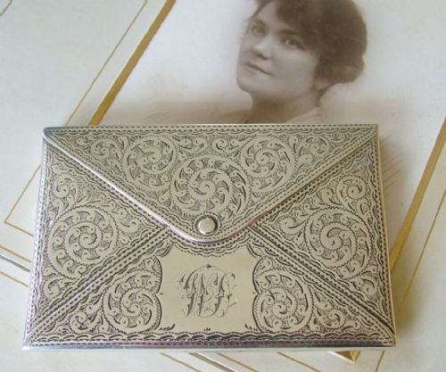 Edwardian Silver Card Case