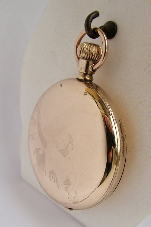 fig 1.  A vintage 1920s Elgin full hunter pocket watch