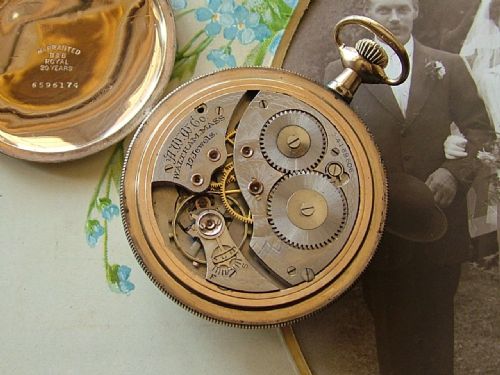 fig 1. A 1922 Waltham pocket watch